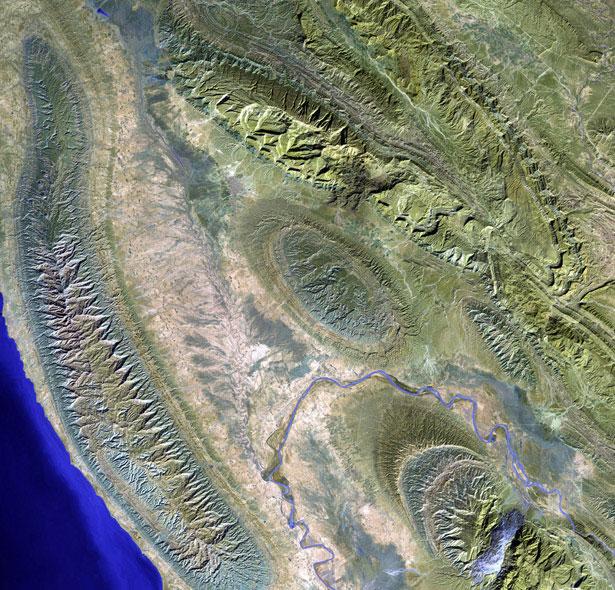 Konari Iran  The Mand River... Autors: Samaara Zeme no satelīta.