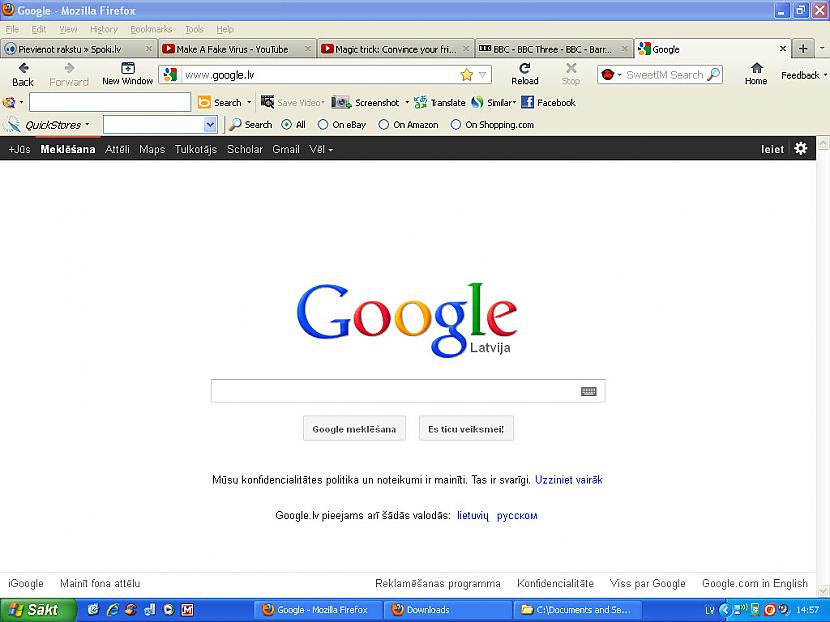 Google triksScaronis ir viegls... Autors: Crazymonkey 3 triki kā izjokot draugu!!!