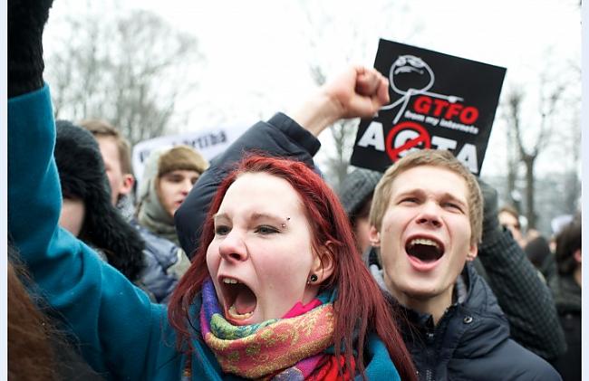 GTFO no mana interneta tieši... Autors: miervalds Protests pret ACTA arī Latvijā