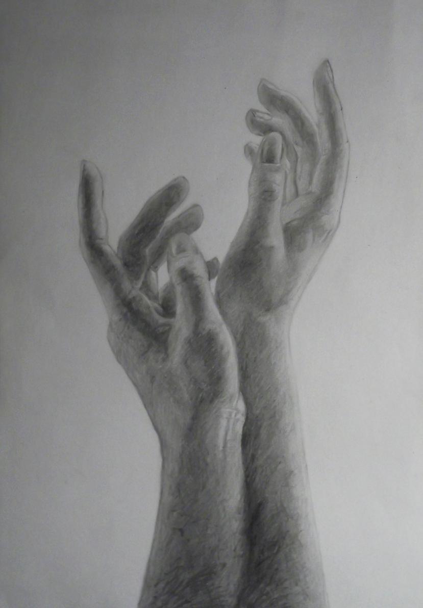 Jā šeit mēģināju zīmēt rokas D Autors: viku Mani darbi!! :)