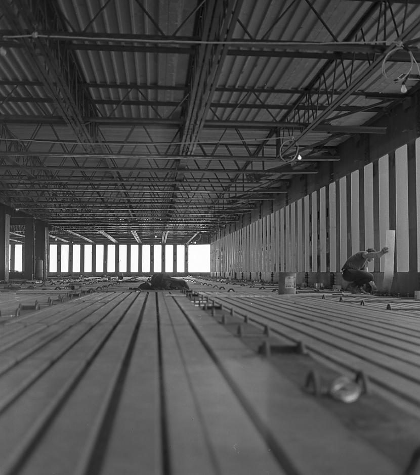Stāvus būvēja no vieglām... Autors: Mornings PTC - Dvīņu torņi. Celtniecība