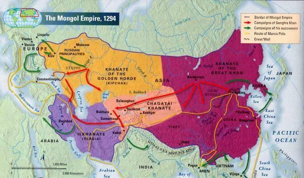 Ilhanu valsts Čingishana... Autors: Kinkažu Čingishans pasauli slīcināja asinīs