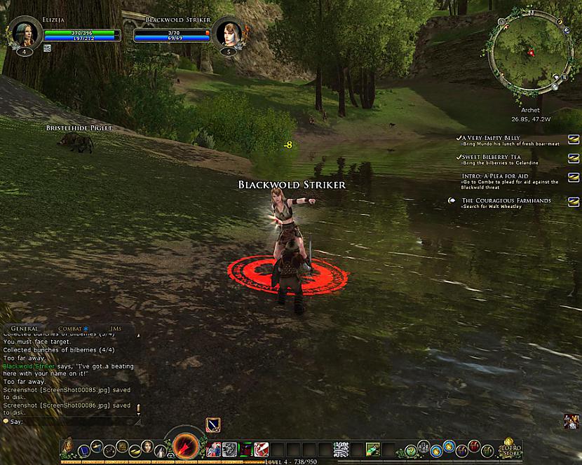 Kaujas sistēma ir klasiska ... Autors: Elizabethe Lord of the Rings online