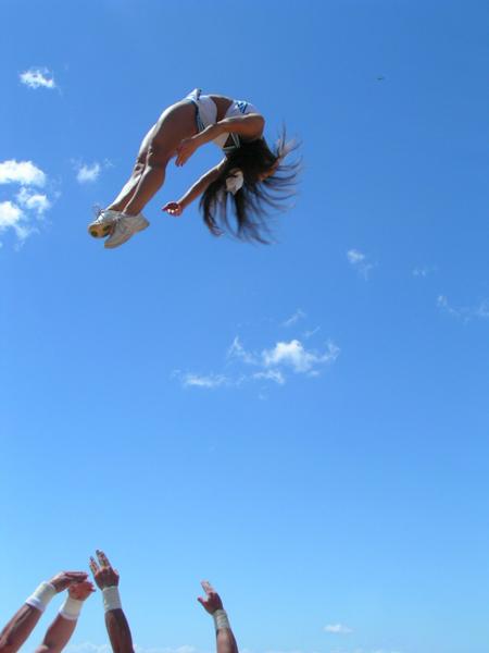 Meiteneikas lido basket tossā... Autors: Kikii000 cheerleading. It's not easy