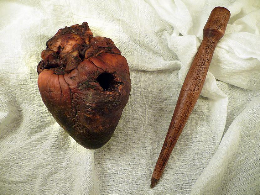 Sirds tika veidota kā daļa no... Autors: Douglas eBay Vampīra sirds - FAKE