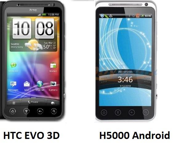 HTC EVO 3D pret H5000 Android... Autors: BoyMan Viltoti HTC vairumā.