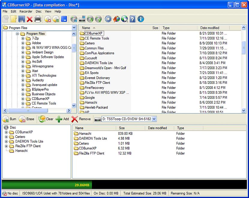 CDBurnerXP ieraksti diskos... Autors: Fosilija Noderīgas datorprogrammas 4