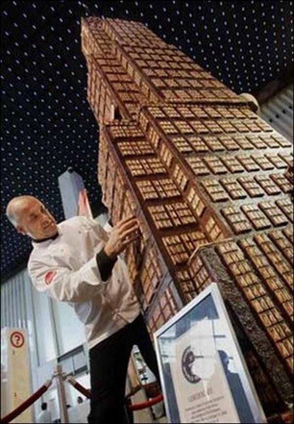Augstākās šokolādes celtnes... Autors: xd Ginesa rekordi