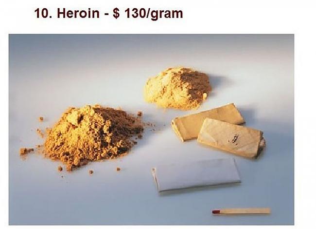 Heroīns ir pussintētiskā... Autors: pofig Pasaulē dārgākie materiāli!?