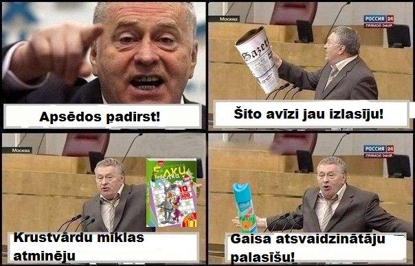  Autors: vitalijs sebeko Tulkoti komiksi par Žirinovski/2.daļa.