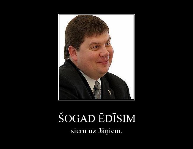 Šogad ēdīsim