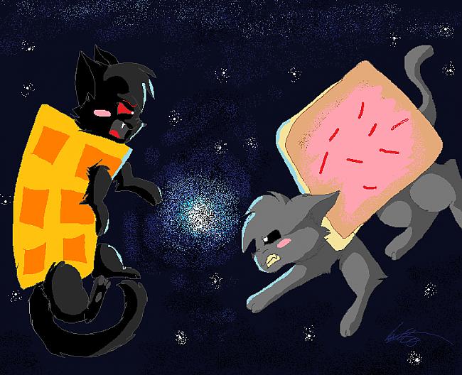 nyan cat vs tac nyan Autors: Katunev nyan cat un tac nyan