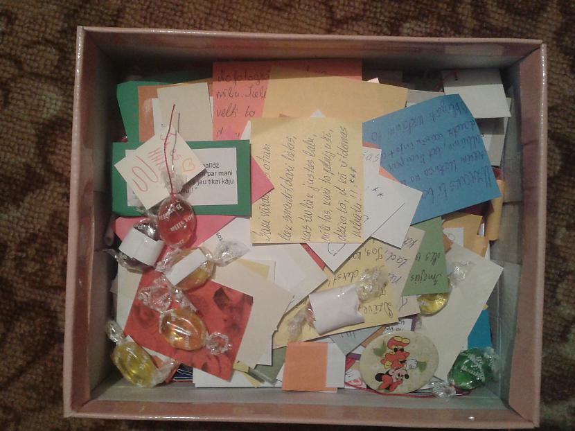Un tad visu kastē un dāvana... Autors: Lixy14 DIY [1] Dāvana :)