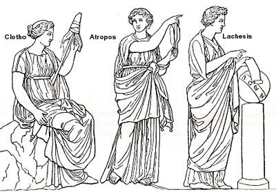 Moiras jeb trīs likteņi arī... Autors: Dusmīgs Bebrs Kas valdīja pirms Olimpa dieviem? II. daļa