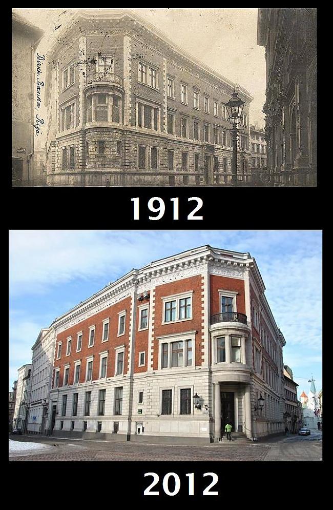 Biržas ēka Autors: Se0ne Rīgas objekti 1912. vs 2012. gads