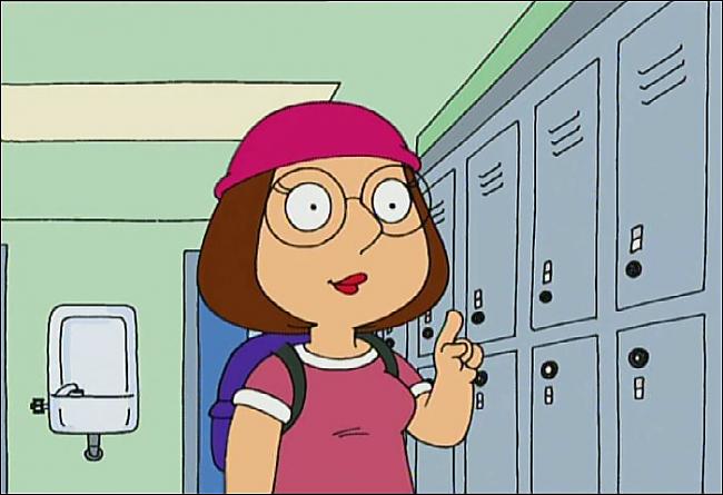 Megai ir kāds stalkeris skolas... Autors: BuzzZubbPukey Fakti par Family guy (mana trakā ģimene)