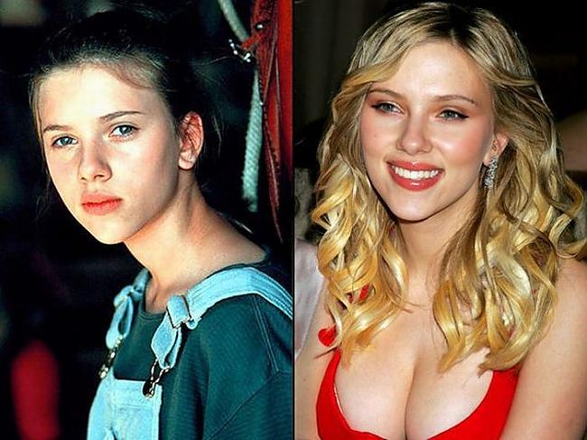 Scarlett Johansson Autors: iFamous Slaveni bērni Tad & Tagad.