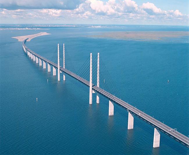 Oresund Bridge Dānija... Autors: Chubijs Populārākie tilti pasaulē.