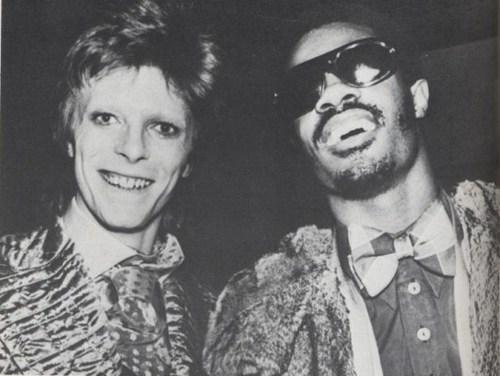 David Bowie un Stīvijs Wonders Autors: mauku mājas lukturis slavenības jaunībā