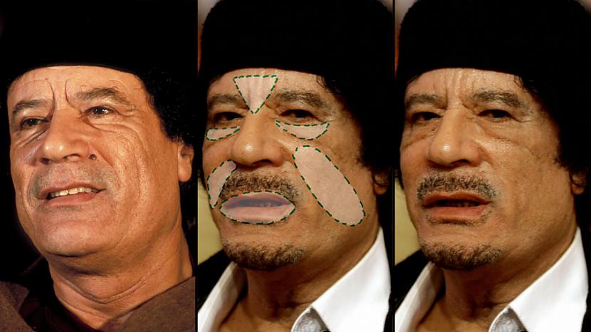 Nelaiķis Lībijas līderis... Autors: Raziels Politiķi  un plastiskā ķirurģija.