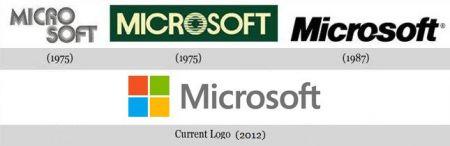 Microsoft stāsts sākas 1975... Autors: Kaajinsh Kā mainijušies zināmu uzņēmumu logo?