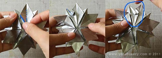  Autors: Fosilija Sniegpārslas (origami un papīra griešana)