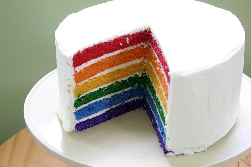 Lai torte būtu krāscaronņa ne... Autors: lincux9 Pagatavo pats varavīksni