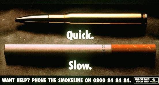 Ātri Lēni Autors: Fosilija Labākās pretsmēķēšanas reklāmas