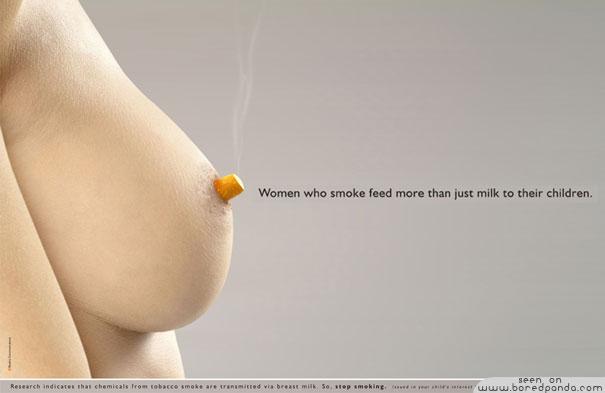 Sieviete kas smēķē savam... Autors: Fosilija Labākās pretsmēķēšanas reklāmas