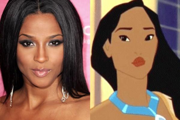 Ciara un Pocahontas Autors: druvalds Multfilmu tēli kas līdzīgi mūziķiem