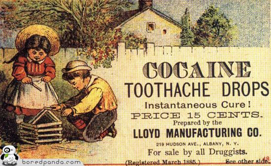 Kokaīna pilieni pret zobu... Autors: Fosilija Preces, kuru vairs nav