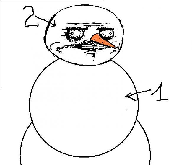 Uzvelt sniegavīru cerams... Autors: warefare Ļaunākais joks ar sniegavīru