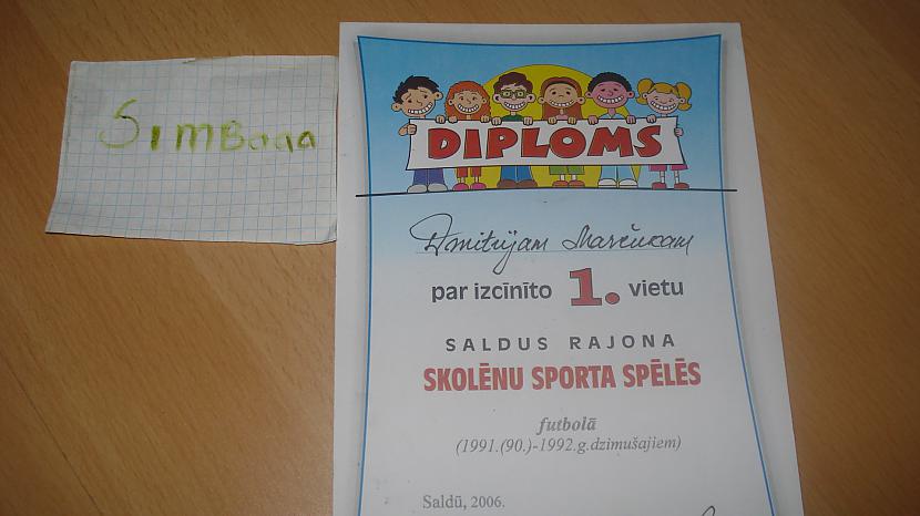 2006 gadā izcīnīta pirmā vieta... Autors: DjimmY Mani sasniegumi sportā.