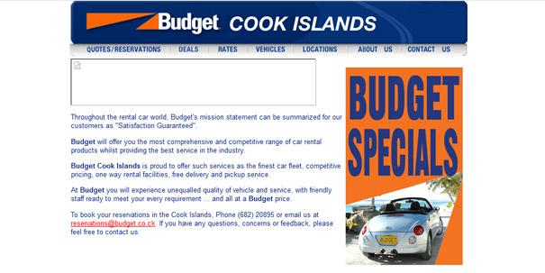 Budget Cook Island Autors: Fosilija Neveiksmīgi izvēlēti domēni