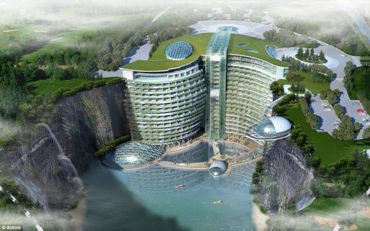 Skats no augscaronas Autors: Šamaniss Zemūdens hotelis ķīnā.