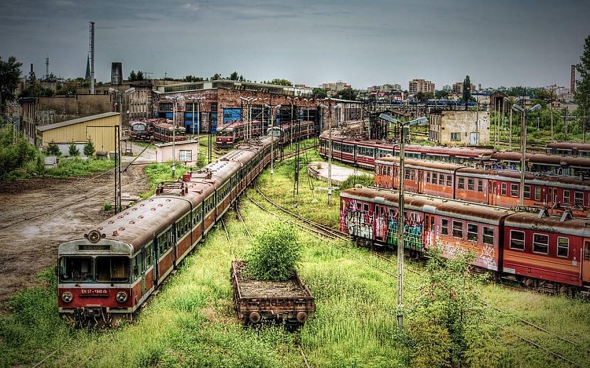 Sinsinati vilcienu depo ASV Autors: Franziskaner Cilvēku pamestas vietas