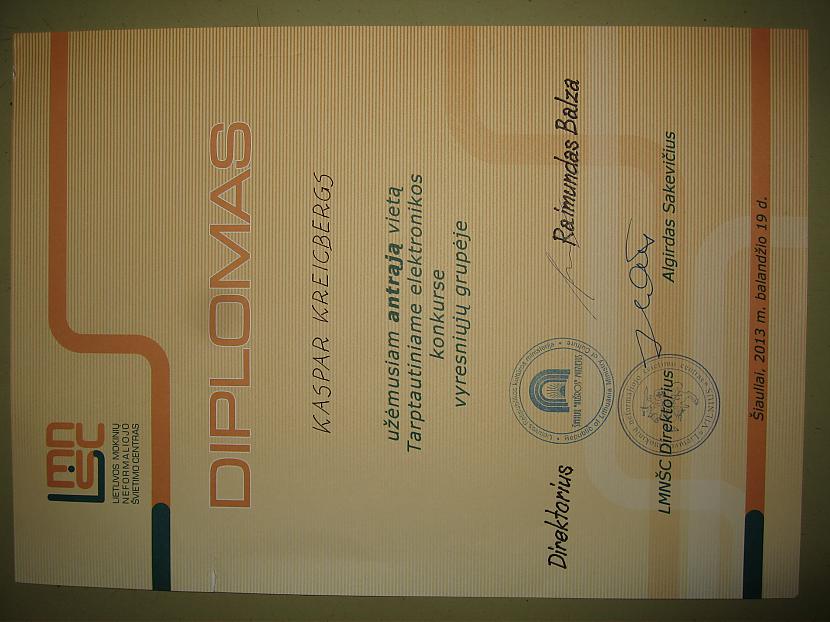 un diploms Autors: Kasiroxxxx Lietuva 2013