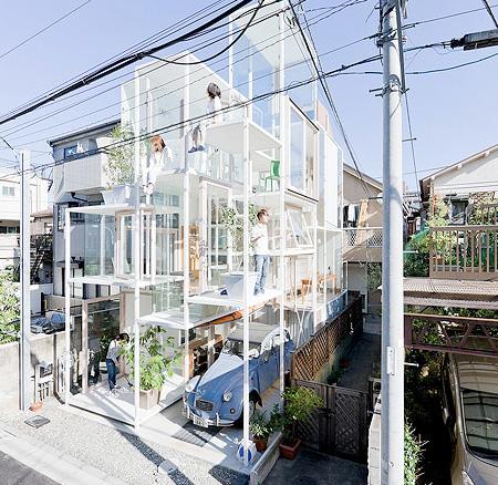  Autors: Busis Tokijas caurspīdīgā māja.