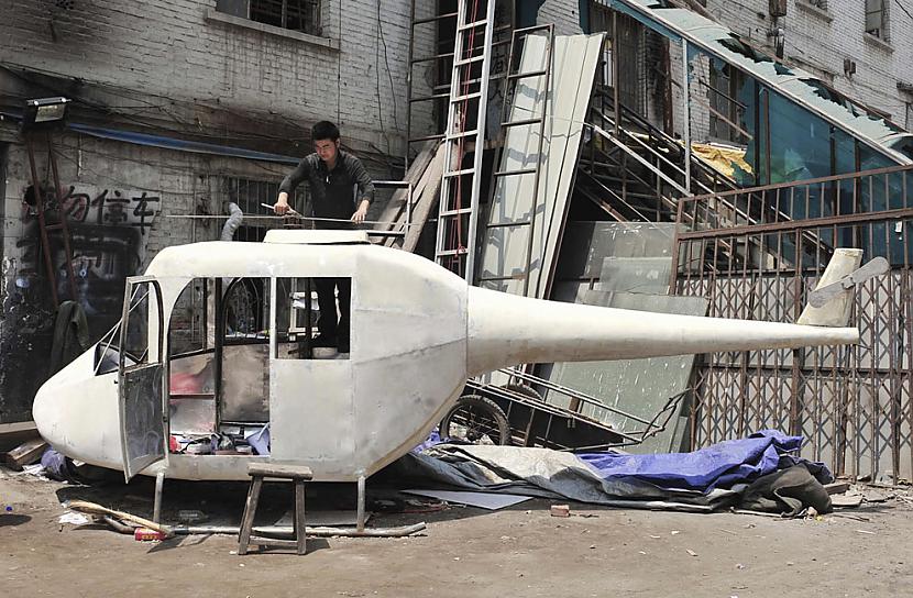 Pascarontaisītais helikopters... Autors: Fosilija Ķīniešu DIY