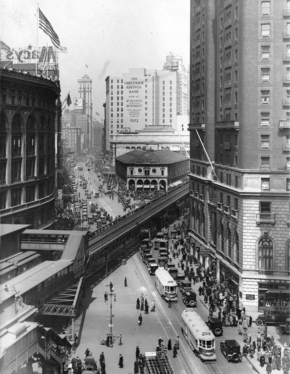 Tad Herald Square 1923 Autors: Advocate Ņujorka: tad un tagad