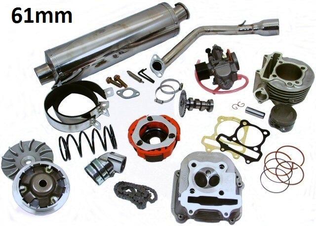 Dažas no detaļām ar kurām var... Autors: MrSkatitajs GY6 motors - skūteru sirds