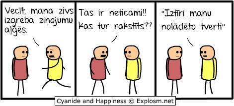  Autors: Tavs bioloģiskais tēvs Komiksi Cyanide hapiness3 un Old But Gold9