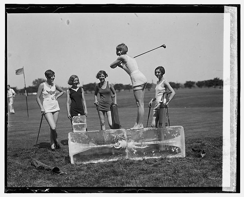 1926 gads Ledus golfs Meitenes... Autors: Fosilija Vintage WTF