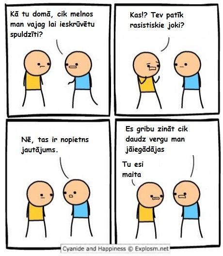  Autors: SOF1JA Saulaina pēcpusdiena ar Cyanide and Happiness