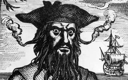 Edvards Tečs Edward Teach 1680... Autors: Cepumugludeklis Slavenais pirāts - Melnbārdis.