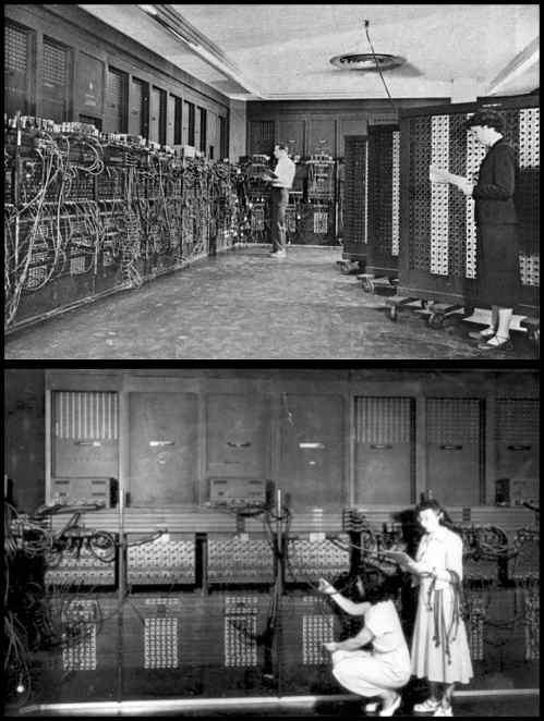 1946 gadā kad parādījās ENIAC... Autors: Jēkabs Jenčs Datoru gigantu vēstures divas desmitgades bildēs