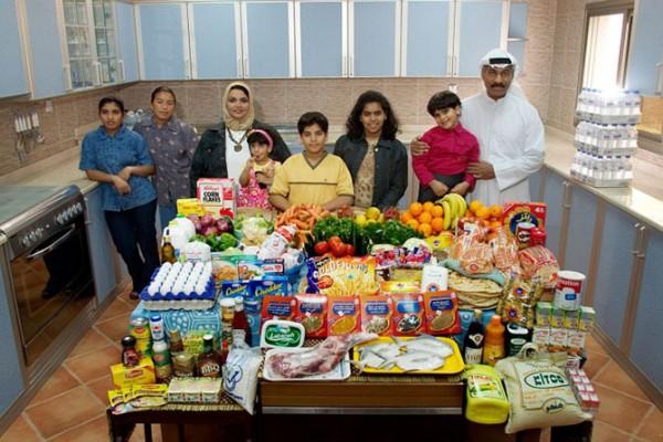 Kuveita Al Haganu ģimenenbsp... Autors: Raziels Ko apēd nedēļā
