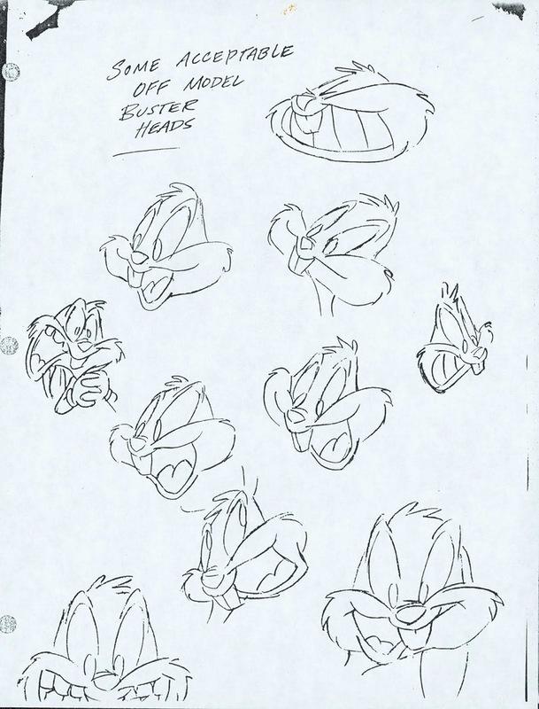 Tiny Toon Adventures 1990 gads Autors: zhagata13 Multeņu varoņi mākslinieku skicēs