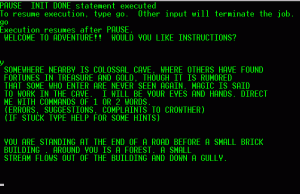 1975gads Adventure teksta... Autors: Werkis2 Datorspēļu vēsture (1887.-2015) + Interesanti FAKTI (Citur vairāk neatradīsi !)