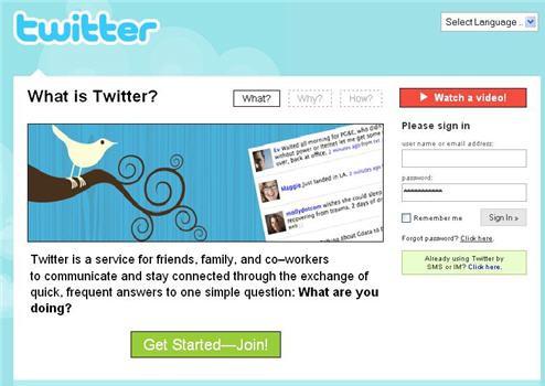 Twittercom2006 gadsnbsp Autors: MaziņšSusuriņšs Dažādas mājaslapas  pirms dažiem gadiem